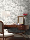 Seasons Toile Grey Wallpaper thumbnail 2