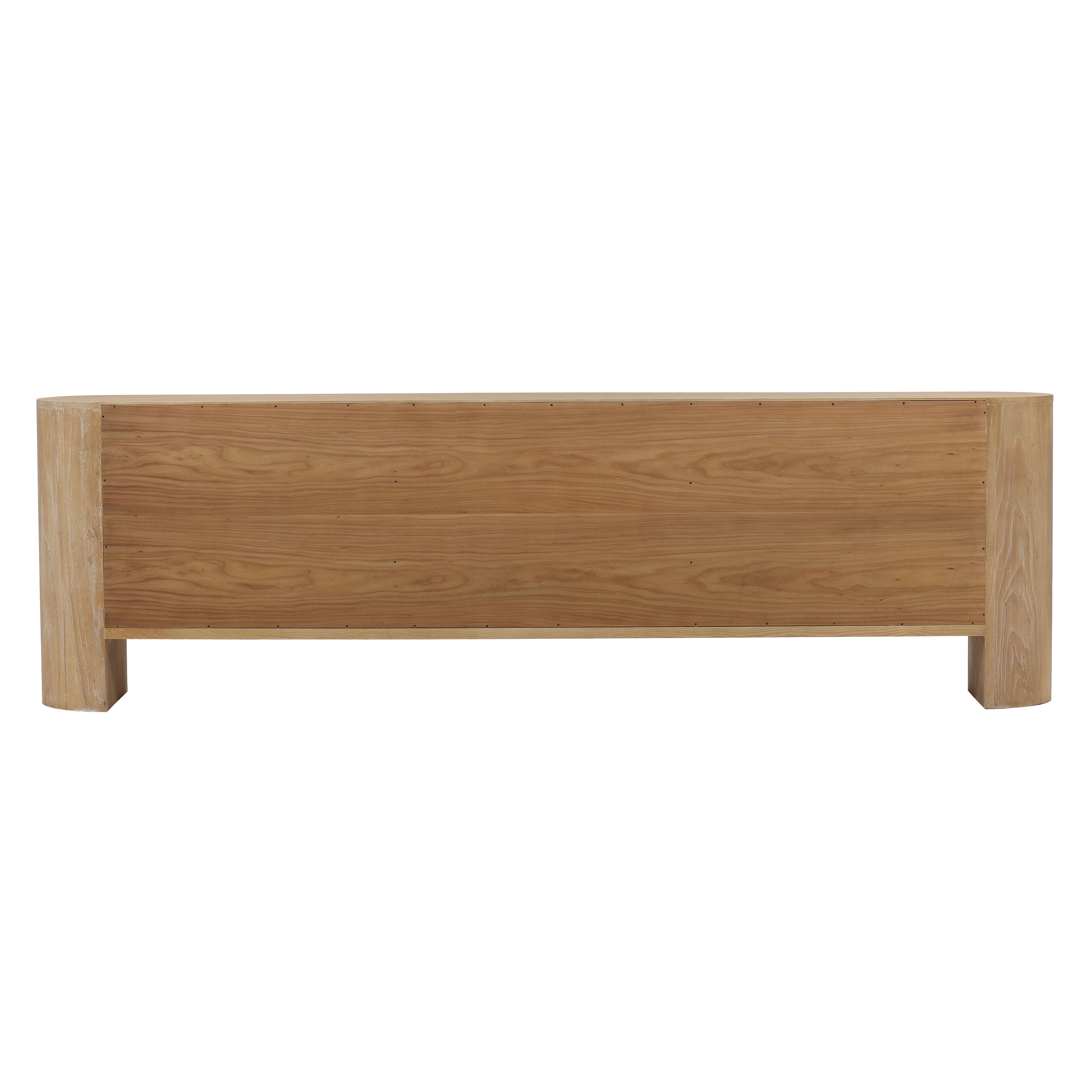 Maven Sideboard Light Natural, Sideboards & Buffet by Dovetail, 110.87" width x 33.78" height x 16.5" depth View 4