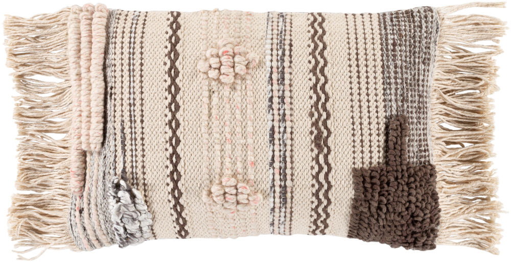 Lovisa Lumbar Pillow, Decorative Pillow by Surya, 14" length x 22" width