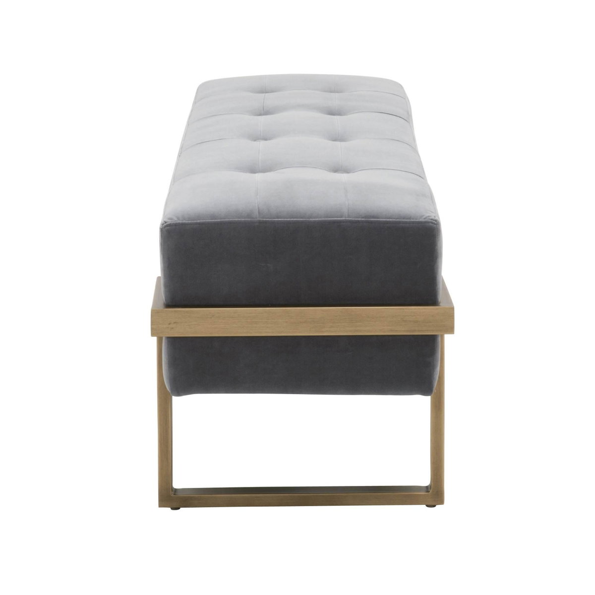 Fiona Upholstered Bench, Ottoman by Essentials for Living, 55.5" width x 18.5" height x 16.25" depth View 3
