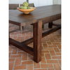 Wilson Dining Table Large Warm Brown, by Moe's Home, 120" width x 30" height x 40" depth thumbnail 8