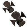 Balanced Harmony Dark Wooden Sculptures Set/2, Decorative by Uttermost, 10" width x 10" height x 10" depth thumbnail 7
