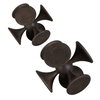 Balanced Harmony Dark Wooden Sculptures Set/2, Figurines & Statue by Uttermost, 10" width x 10" height x 10" depth thumbnail 7