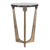 Bohdi Outdoor Brass Accent Table, Outdoor Table by Uttermost, 1'3" width x 1'10" height x 1'3" depth thumbnail 4
