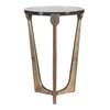 Bohdi Outdoor Brass Accent Table, Outdoor Table by Uttermost, 1'3" width x 1'10" height x 1'3" depth thumbnail 4