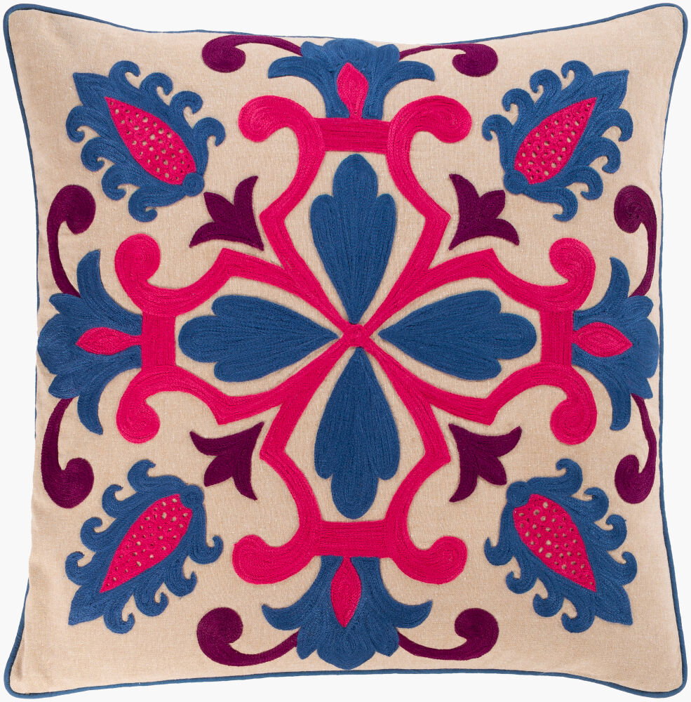 Khavi Accent Pillow, Decorative Pillow by Surya, 18" length x 18" width
