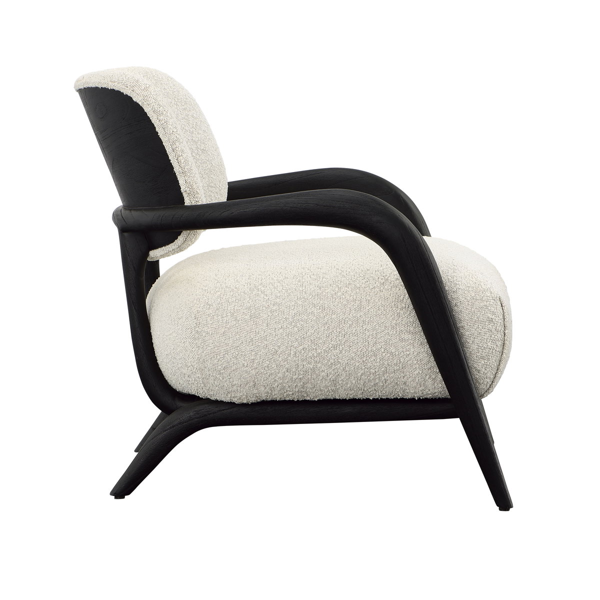 Arcona Occasional Chair Ivory, Accent Chair by Dovetail, 29.72" width x 30.04" height x 31.2" depth View 3