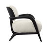 Arcona Occasional Chair Ivory, Accent Chair by Dovetail, 29.72" width x 30.04" height x 31.2" depth thumbnail 3