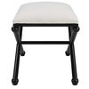 Andrews White Small Bench thumbnail 5