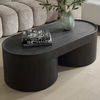 Isbell Black Stained Coffee Table, Furniture by Uttermost, 51" width x 16" height x 23.37" depth thumbnail 4