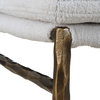 Ascend Textured White Dining Chair, by Uttermost, 19.7" width x 33.85" height x 23" depth thumbnail 7
