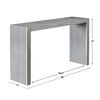 Aerina Aged Gray Console Table thumbnail 2