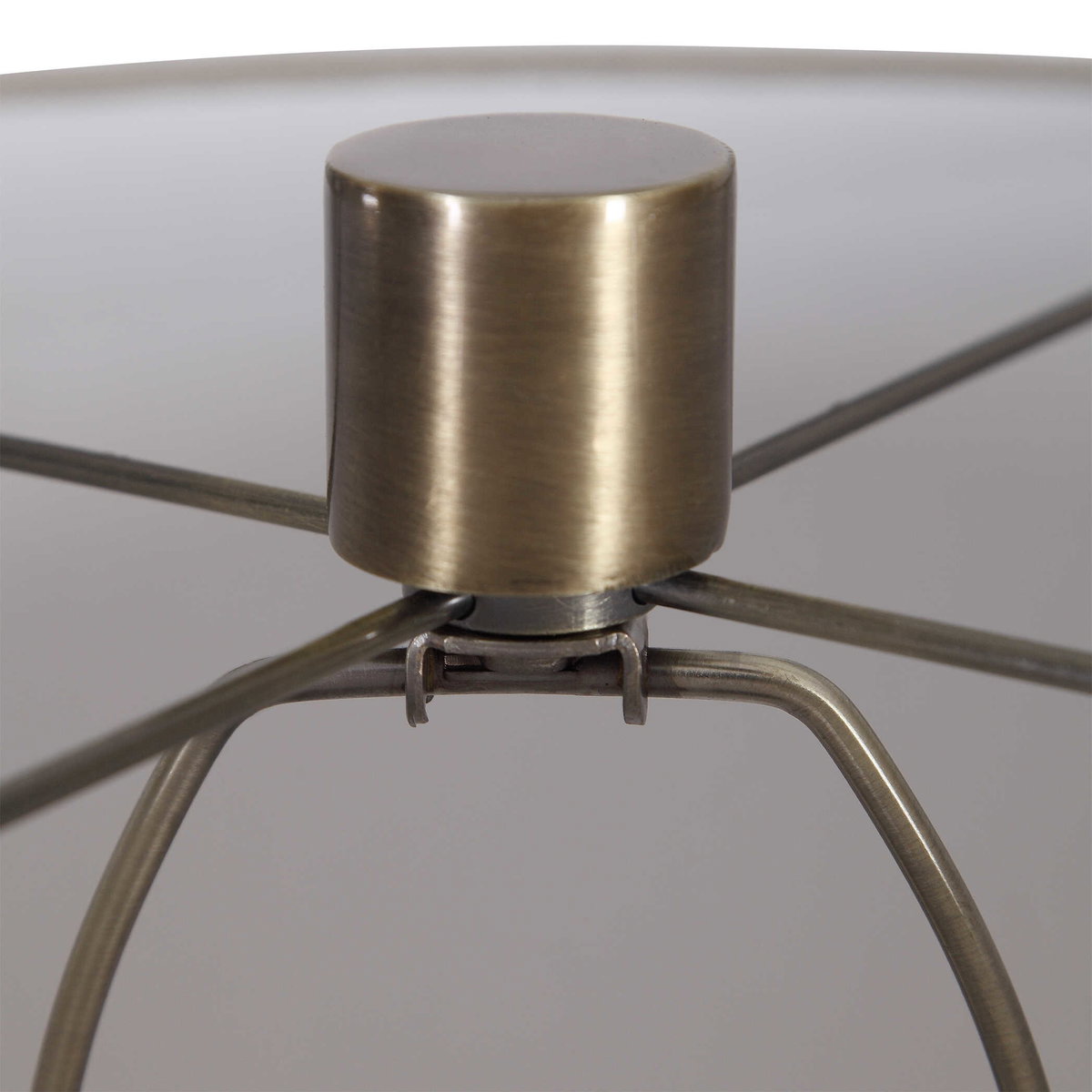 Taria Brushed Brass Table Lamp, by Uttermost, 18" width x 31.5" height x 18" depth View 8