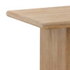 Amalie Dining Table Natural, by Dovetail, 78" width x 30" height x 36" depth thumbnail 5