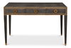 Gabriella Shagreen Desk/Table Ant.Grey, by Sarreid, 2' length x 4' width x 2'6" height thumbnail 2