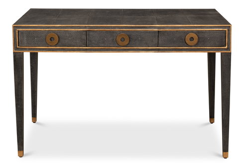 Gabriella Shagreen Desk/Table Ant.Grey