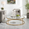Radius Modern Circular Coffee Table, by Uttermost, 48" width x 14.5" height x 48" depth thumbnail 7
