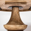 Crossman 60' Round Blonde Solid Wood & Base Dining Table thumbnail 3