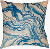 Watercolor Marble Accent Pillow, Decorative Pillow by Surya, 16" length x 16" width thumbnail