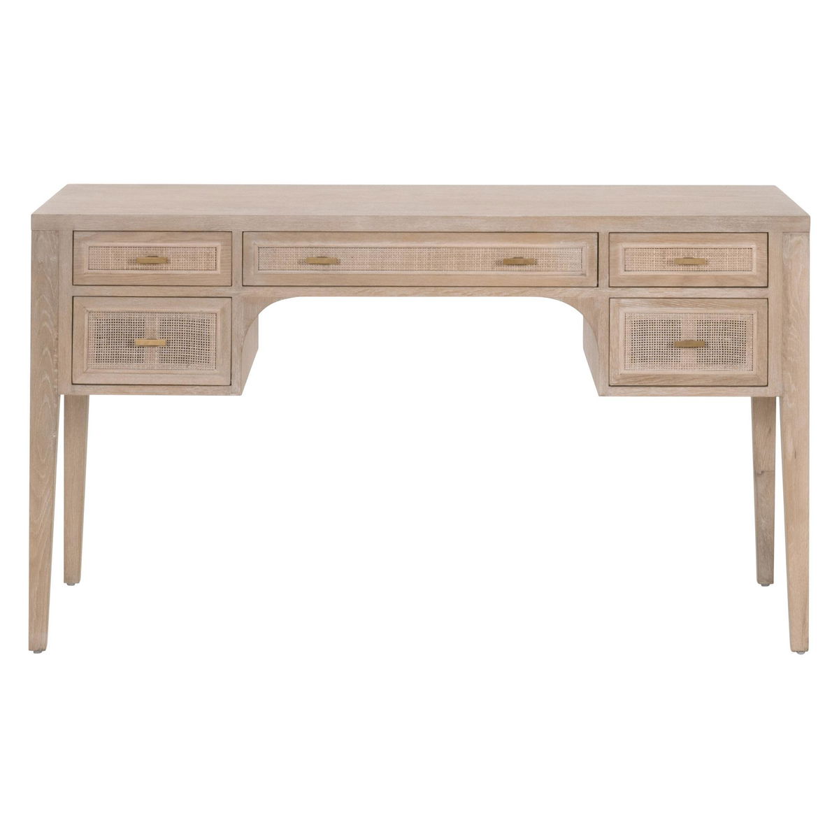 Cane Desk, by Essentials for Living, 55" width x 31.25" height x 24" depth View 1