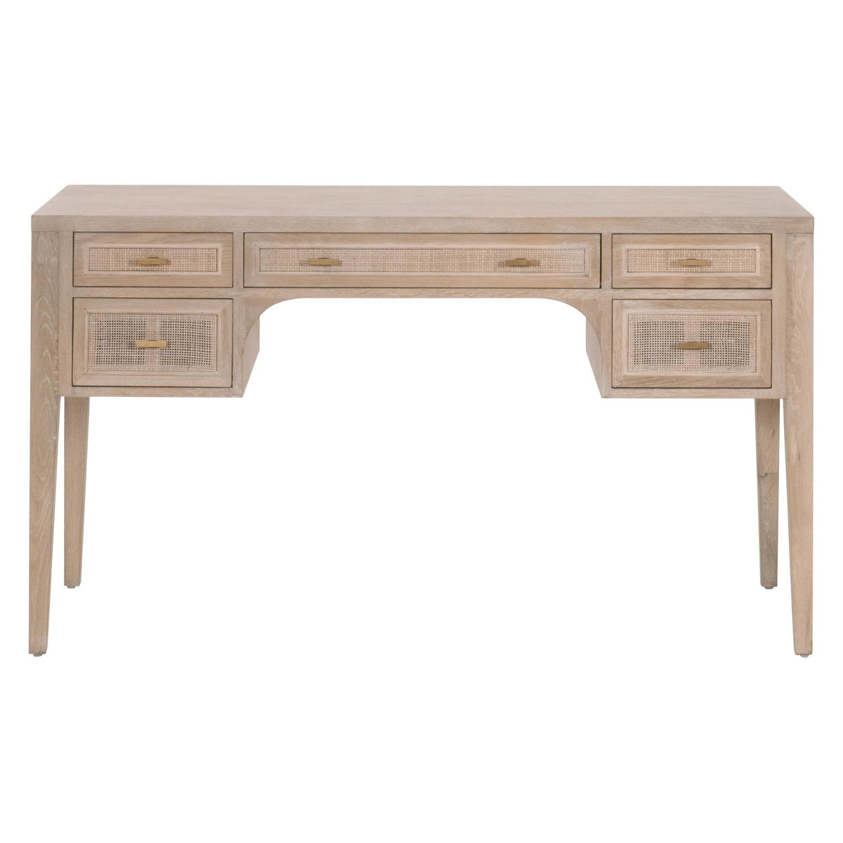 Cane Desk, by Essentials for Living, 55" width x 31.25" height x 24" depth View 1