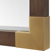 Rhea Walnut Mirror, by Uttermost, 2'3.5" width x 3'3.37" height x 1.62" depth thumbnail 6
