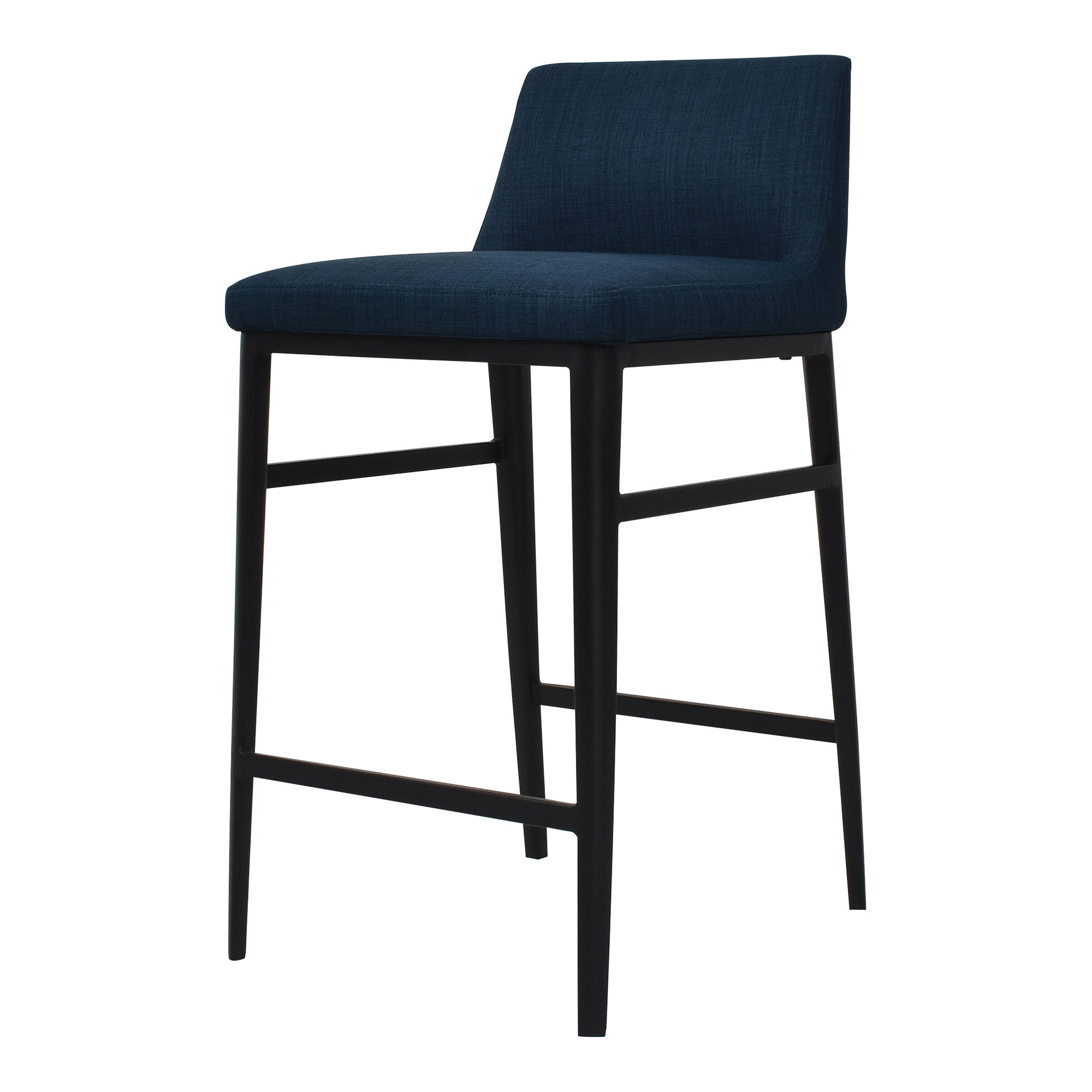 Baron Counter Stool Blue, Counter & Bar Stool by Moe's Home, 17.5" width x 34" height x 20" depth View 2