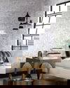 Cubist Cityscape Blue Peel & Stick Wallpaper thumbnail 1