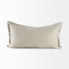 Mae 14L x 26W Beige Fabric Decorative Pillow Cover, by Mercana, 14" length x 26" width x 0.2" height thumbnail 3