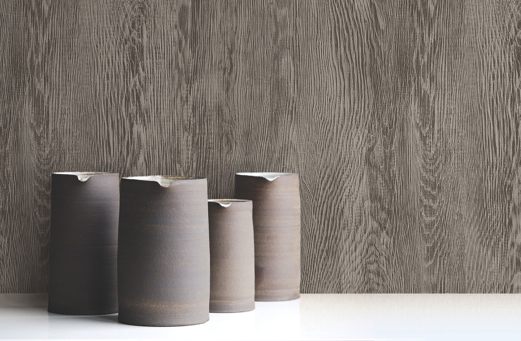 Quarter Sawn Wood Light Brown Wallpaper large image 