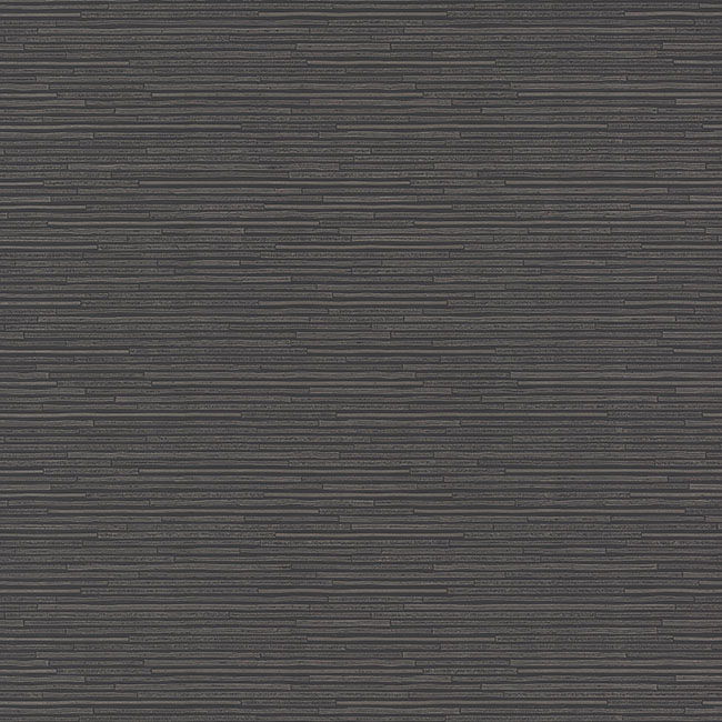 Ribbon Bamboo Black & Silver Metallic Wallpaper large image 