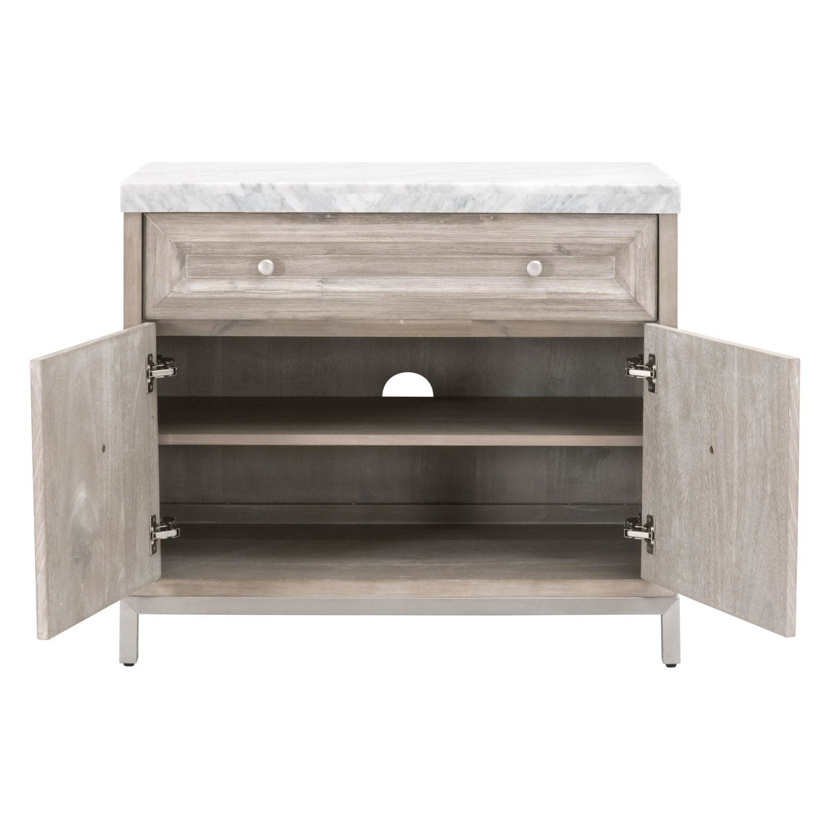 Azure Carrera Media Chest, Nightstand by Essentials for Living, 36.75" width x 32.5" height x 19" depth View 2