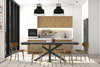 Eich Dining Table, by Sarreid, 45659" length x 43" width x 30" height thumbnail 14