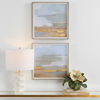 Abstract Coastline Framed Prints, S/2 thumbnail 1