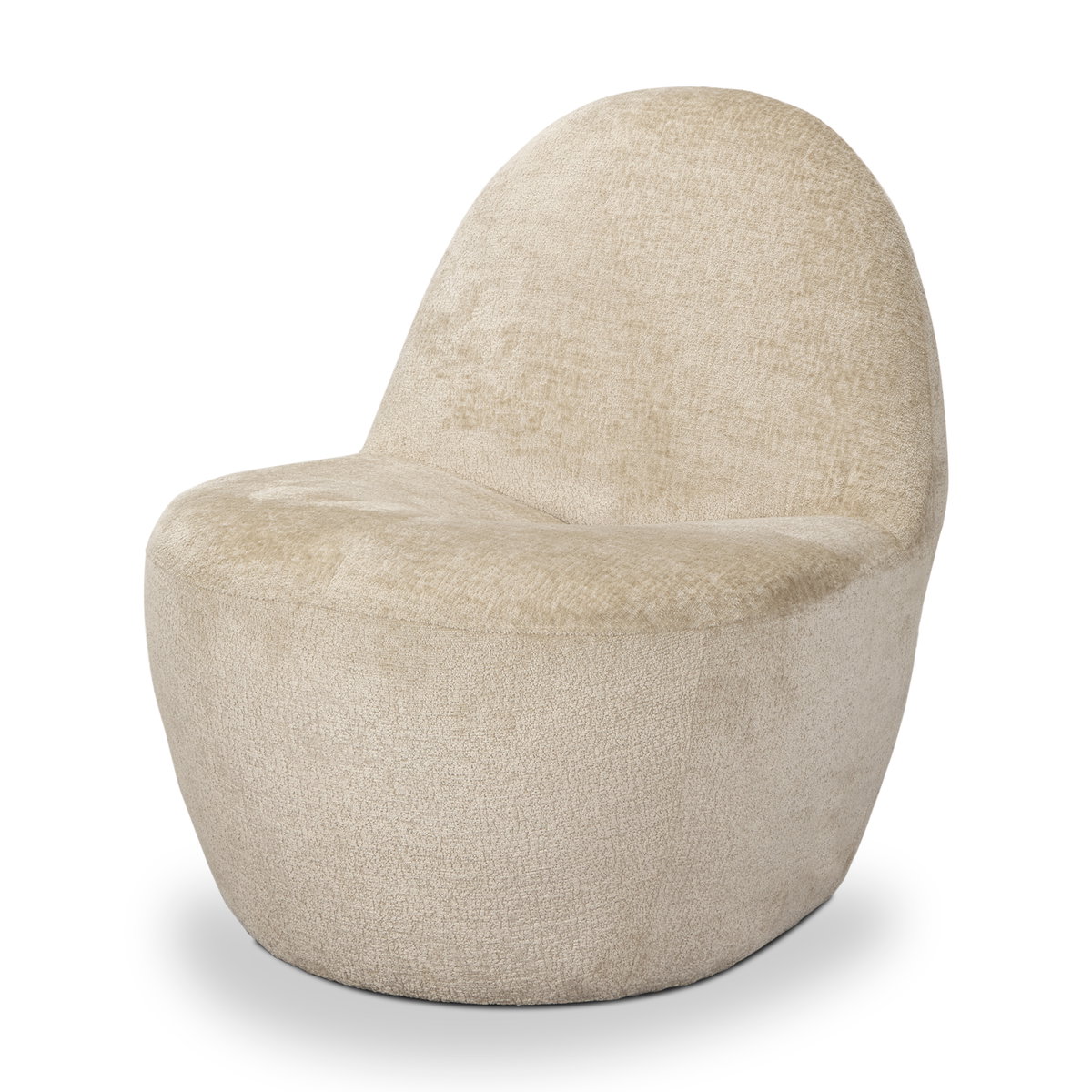 Beverly Beige Chenille Accent Chair, by Mercana, 26.38" length x 32.68" width x 31.5" height View 1