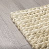 Milo 9 x 12 Camel Color Woven Hemp Area Rug, by Mercana, 12' length x 9' width x 0.98" height thumbnail 5