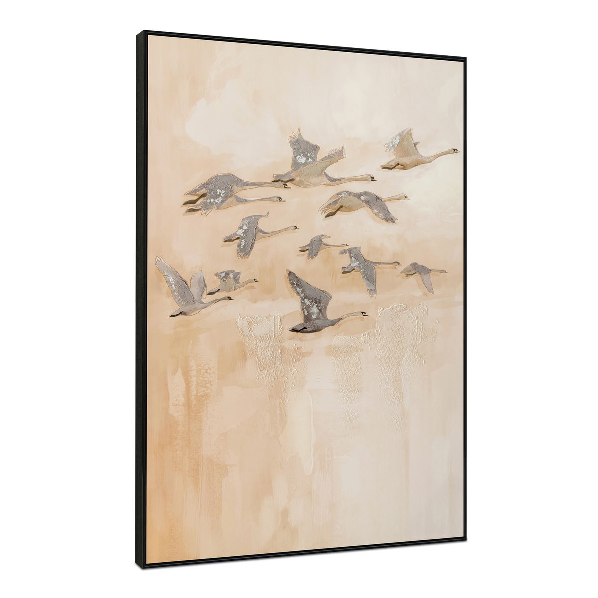 Unison Framed Painting, by Moe's Home, 32" width x 48" height x 1.75" depth View 2