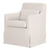 Lydia Slipcover Dining Chair Beige thumbnail 2