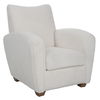 Teddy White Shearling Accent Chair thumbnail 5