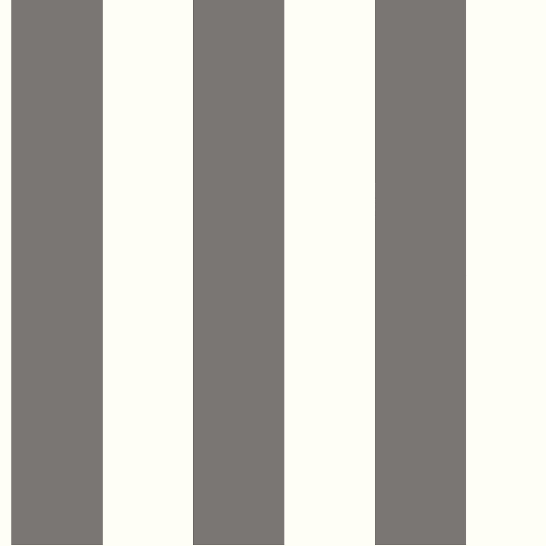 Grey & White 3-in Stripe Wallpaper, by York Wall, 33' length x 1'8.5" width x 0.02" depth View 1