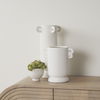 Dylan Small Textured Off White with Handles Ceramic Vase thumbnail 1