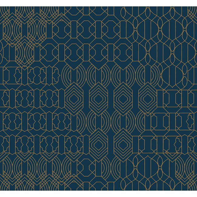 Modern Chandelier Blue Wallpaper large image 