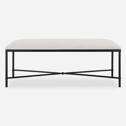 Avenham Black Framed Bench