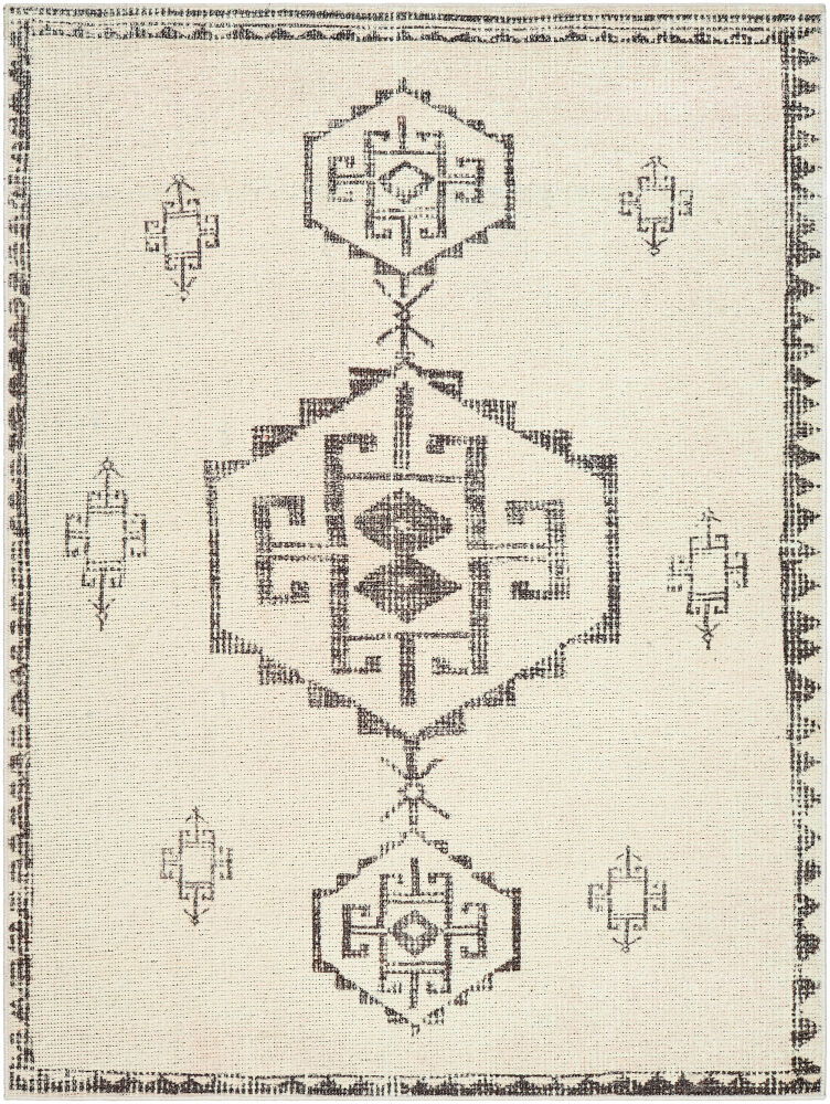 Solana Machine Woven Rug, by Surya, 6'11.86" length x 5'2.99" width