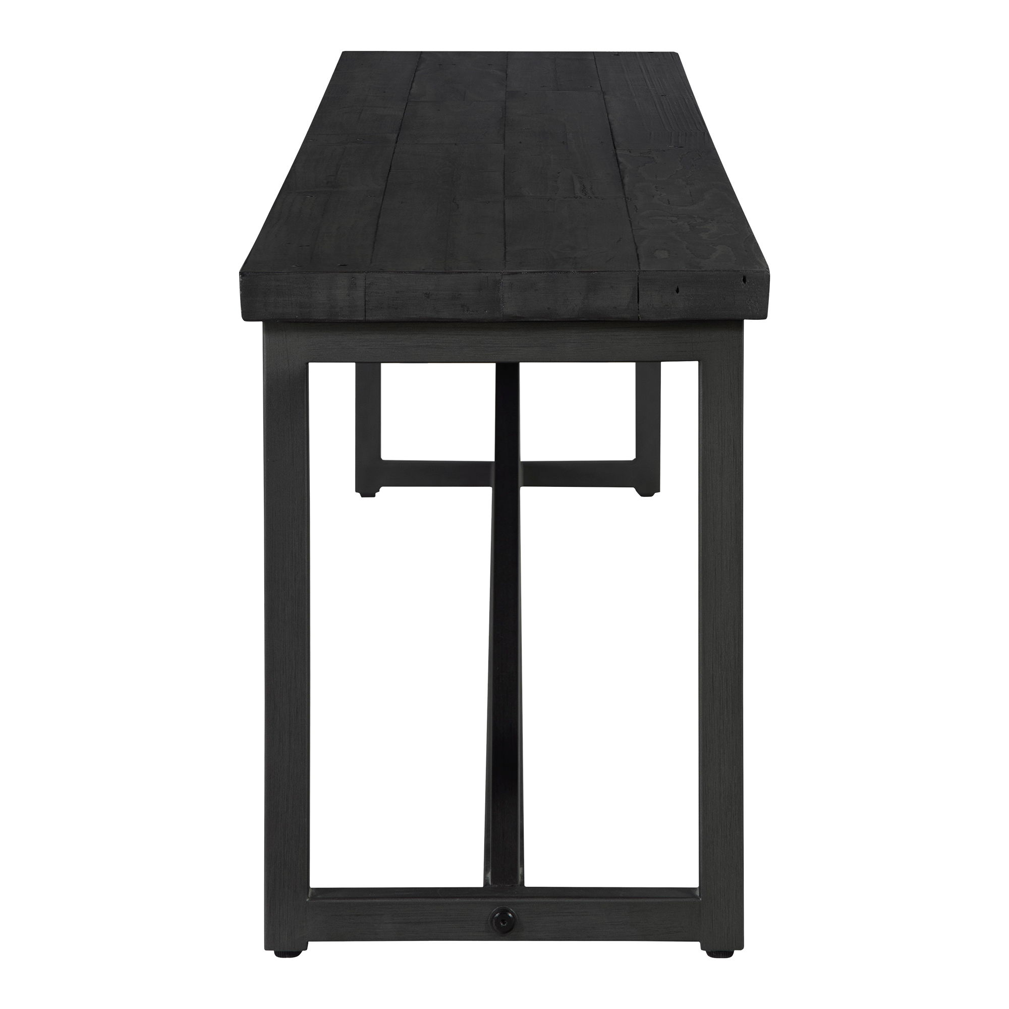 Sierra Bench Black, Benche by Moe's Home, 75" width x 18.25" height x 14" depth View 4