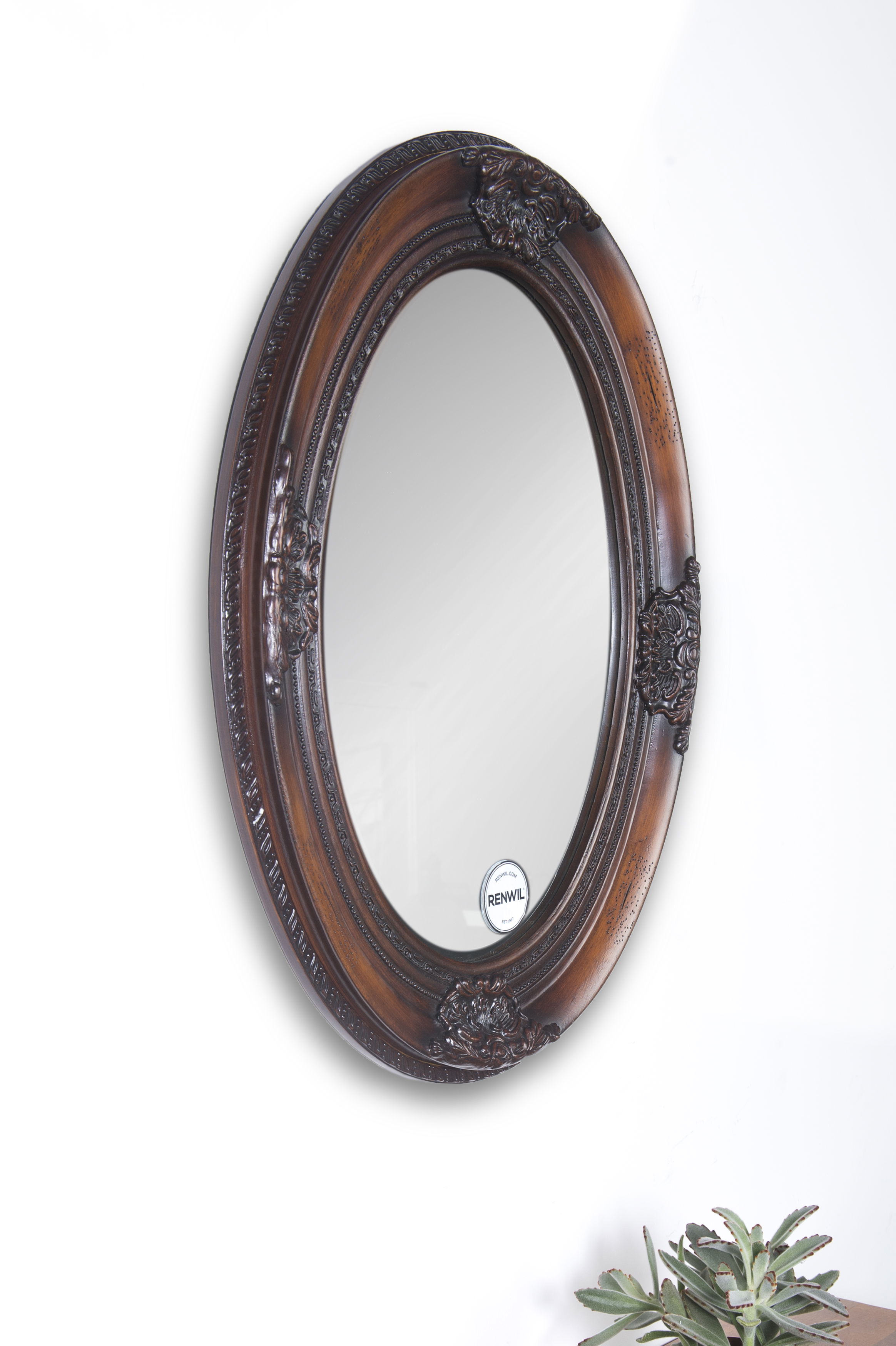 Cherry Chelsea Wall Mirror large image 