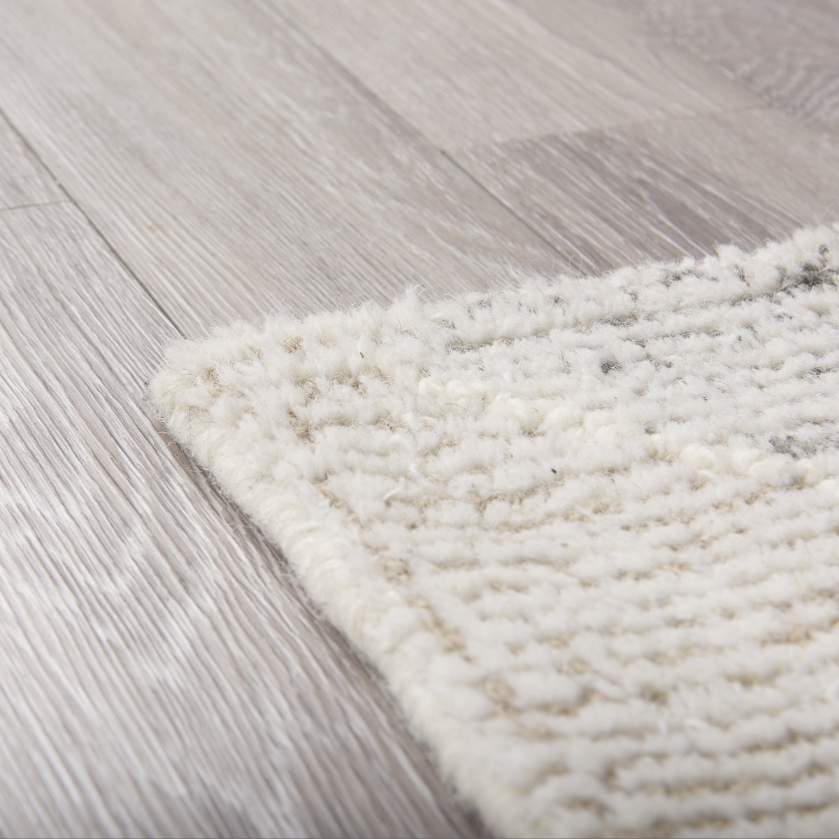 Kolt 8x10 Neutral Geometric Patterned Wool Area Rug, by Mercana, 10' length x 8' width x 0.98" height View 6