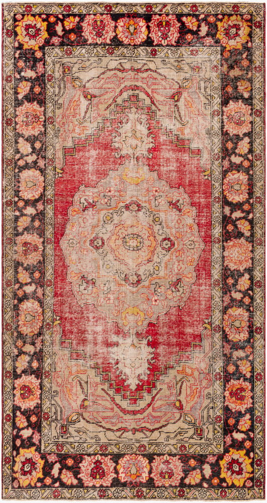 Antique One of a Kind Handmade Rug, by Surya, 11'8" length x 6'7" width