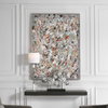 Organized Chaos Hand Painted Canvas, Art by Uttermost, 44.75" width x 60.75" height x 2.25" depth thumbnail 2