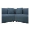 Fraser 5 Piece Modular Sectional Deep Blue, Sectional Sofa by Moe's Home, 224" width x 31.5" height x 34.29" depth thumbnail 4